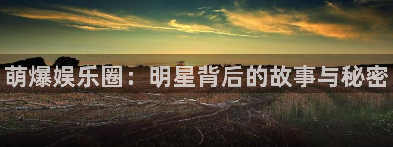 辉达平台app：萌爆娱乐圈：明星背后的故事与秘密