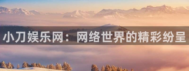辉达平台的平台：小刀娱乐网：网络世界的精彩纷呈