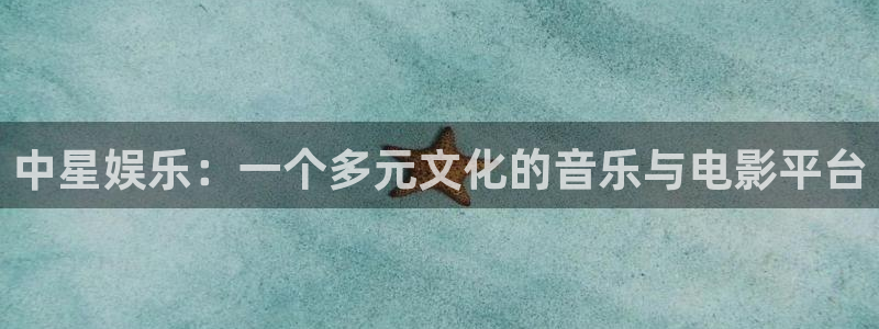 辉达平台登录网：中星娱乐：一个多元文化的音乐与电影平台