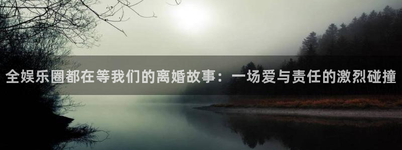 辉达平台注册链接入口：全娱乐圈都在等我们的离婚故事：一场爱与责任的激烈碰撞