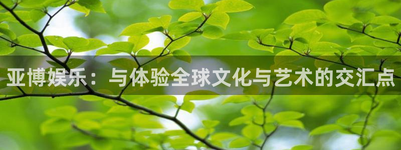 壹号电子娱乐app下载官网：亚博娱乐：与体验全球文化与艺术的交汇点